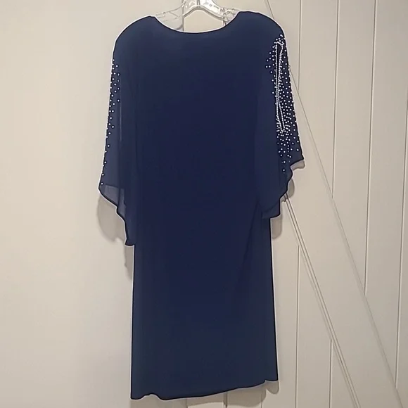 MSK Deep Blue Elegant Dress - Picture 4 of 4